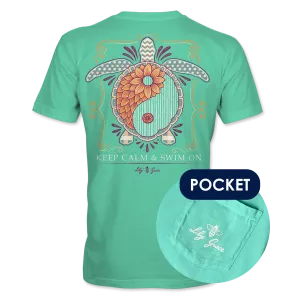 Yin Yang Turtle- Keep Calm T-Shirt